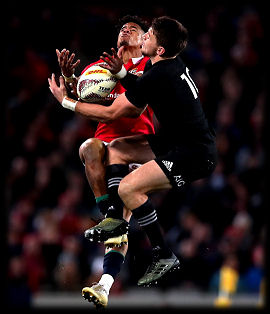 All Blacks v British Lions T1 Anthony Watson Beauden Barrett 2017